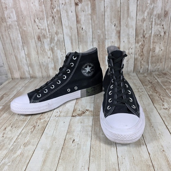 Converse Chuck Taylor All Star High Top‎ Black Camo Sneakers Mens Size 11 - Picture 5 of 8
